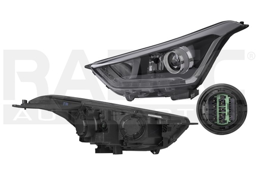 [019-3410-03] FARO HY CRETA 17-19 C/LEDS TYC IZQ
