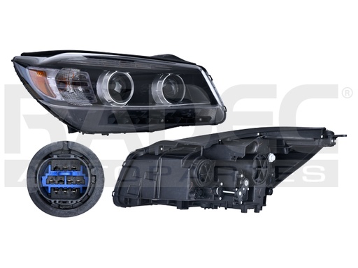 [019-3503-08] FARO KI SORENTO 16-18 C/LEDS C/FOCO DEPO DER