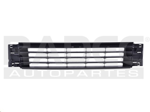[003-3116-16] REJILLA FASCIA DELANTERA VW POLO 15-20 C/MOLDURA NEGRA LINEA ANTERIOR STARLINE L4 4 CILINDROS 1.6L 5 PUERTAS