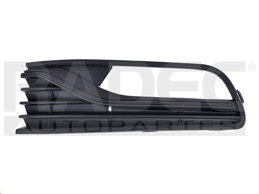 [003-3116-19] REJILLA FASCIA VW POLO 15-20 C/HOYO P/FARO LINEA ANTERIOR SPORTLINE/DESIGNSOUND/ALL STAR L4 4 CILINDROS 1.2/1.6L 5 PUERTAS IZQ