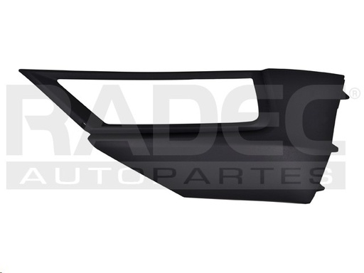 [003-3126-09] REJILLA FASCIA DELANTERA VW TIGUAN 18-21 INFERIOR C/HOYO P/FARO COMFORTLINE/HIGHLINE L4 4 CILINDROS 1.4/2.0L 5 PUERTAS IZQ