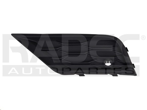 [003-3126-11] REJILLA FASCIA DELANTERA VW TIGUAN 18-21 SUPERIOR C/HOYO P/SENSOR COMFORTLINE/HIGHLINE L4 4 CILINDROS 1.4/2.0L 5 PUERTAS IZQ