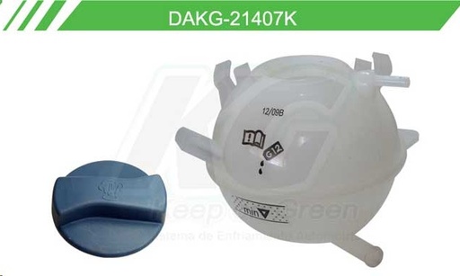 [026-3103-00] DEPOSITO RECUPERADOR VW BORA 05-10/JETTA 05-19 L5 2.5 LTS C/TAPON NAC KG