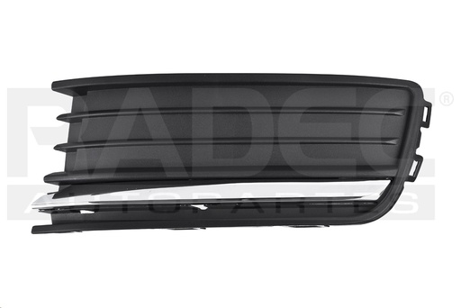 [003-3132-13] REJILLA FASCIA VW VENTO 16-20 S/HOYO P/FARO C/MOLDURA CROMADA LINEA ANTERIOR COMFORTLINE/TDI COMFORTLINE/HIGHLINE L4 4 CILINDROS 1.5/1.6L 4 PUERTAS IZQ