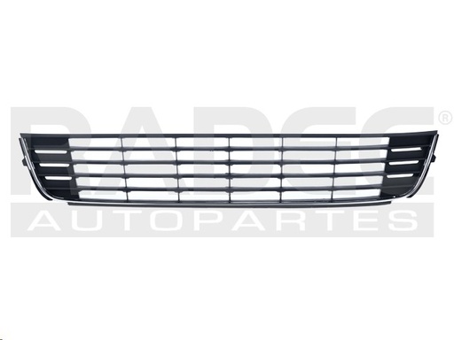 [003-3134-02] REJILLA FASCIA DELANTERA VW CADDY 14-15 INFERIOR F/CROMADO CARGO L4 4 CILINDROS 1.2L 5 PUERTAS