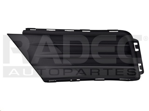 [003-3134-10] REJILLA FASCIA DELANTERA VW CADY 16-20 S/HOYO P/FARO CARGO L4 4 CILINDROS 1.6L 5 PUERTAS DER