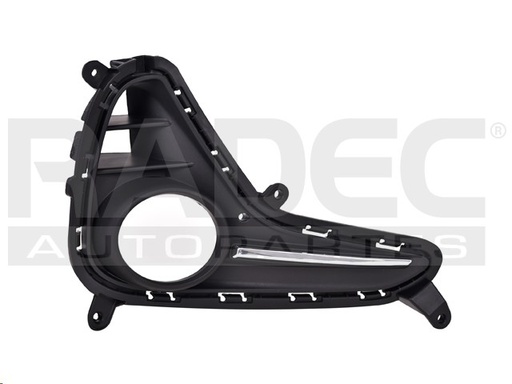 [003-3405-06] REJILLA FASCIA DELANTERA HY I10 18-20 C/HOYO P/FARO C/MOLDURA CROMADA GL/GLS/MID L4 4 CILINDROS 1.2L 5 PUERTAS DER