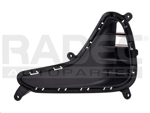 [003-3405-13] REJILLA FASCIA DELANTERA HY I10 18-20 S/HOYO P/FARO GL/GLS/MID L4 4 CILINDROS 1.2L 5 PUERTAS IZQ
