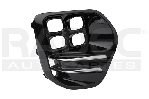 [003-3502-02] REJILLA FASCIA DELANTERA KI SPORTAGE 16-19 C/HOYO P/LEDS NEGRA BRILLANTE SXL L4 4 CILINDROS 2.4L 5 PUERTAS DER
