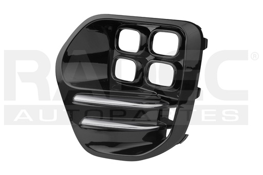 [003-3502-03] REJILLA FASCIA DELANTERA KI SPORTAGE 16-19 C/HOYO P/LEDS NEGRA BRILLANTE SXL L4 4 CILINDROS 2.4L 5 PUERTAS IZQ