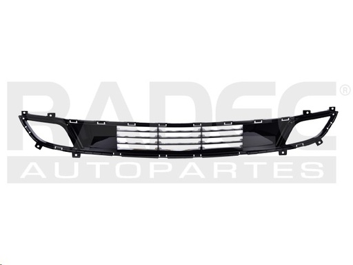 [003-3507-02] REJILLA FASCIA DELANTERA KI FORTE 17-18 CENTRAL NEGRA BRILLANTE EX/SX L4 4 CILINDROS 2.0L 4 PUERTAS
