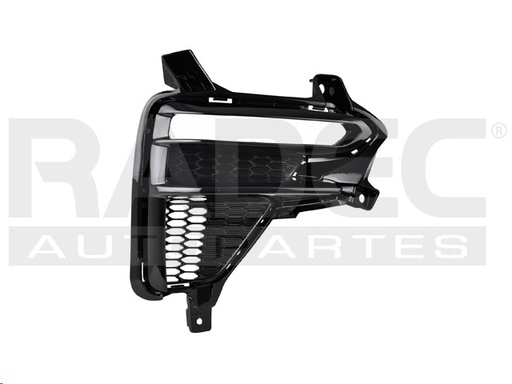 [003-3507-04] REJILLA FASCIA DELANTERA KI FORTE 19-21 C/HOYO P/FARO NEGRA BRILLANTE EX/GT LINE L4 4 CILINDROS 1.6/2.0L 4/5 PUERTAS DER