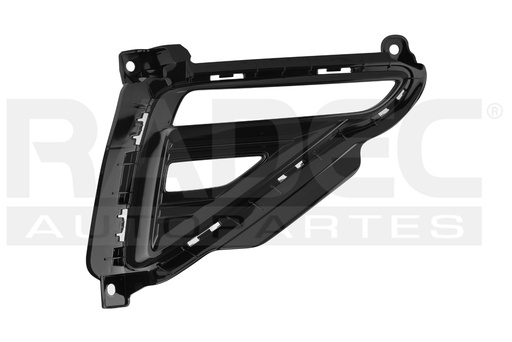 [003-3507-15] REJILLA FASCIA TRASERA KI FORTE 19-21 NEGRA BRILLANTE EX/LX/GT LINE L4 4 CILINDROS 1.6/2.0L 4 PUERTAS DEPO IZQ