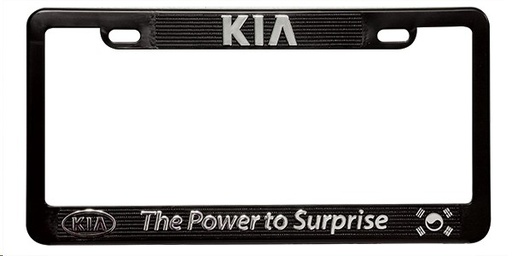 [085-0127-01] MARCO PLACA KIA CROMO