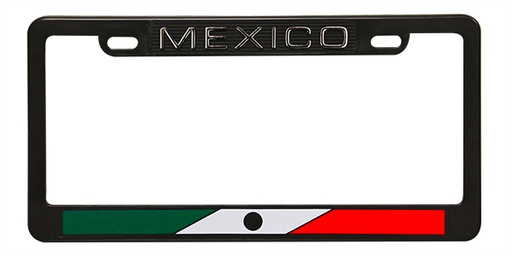 [085-0134-01] MARCO DE PLACA BANDERA DE MEXICO UNIVERS