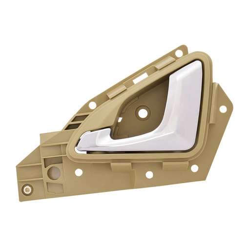 [102777] MANIJA INTERIOR HD ODYSSEY 05-10  BEIGE/CROMADA PLASTICO HUSHAN Izquierdo Delantera  