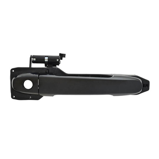 [103064] MANIJA EXTERIOR TY YARIS 06-11  CON HOYO PARA LLAVE CON BASE LISA PARA PINTAR NEGRA PLASTICO HUSHAN Derecho Delantera  