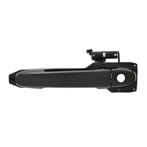 [103065] MANIJA EXTERIOR TY YARIS 06-11  CON HOYO PARA LLAVE CON BASE LISA PARA PINTAR NEGRA PLASTICO HUSHAN Izquierdo Delantera  