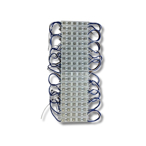 [106-0510-01] TIRA LEDS C/5 LEDS C/LUPA AZUL