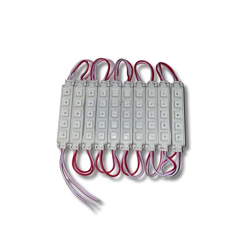 [106-0521-01] TIRA LEDS C/5 LEDS PREMIUM AZUL PZA