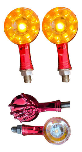 [118-2113-03] LUZ DIRECCIONAL MOTO RED LEDS AMBAR