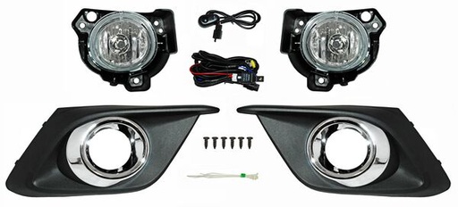 [171-MZ733E] FARO NIEBLA MAZDA 3 13-16 C/PARRILLA FIL