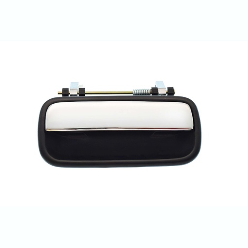 [184-100534] MANIJA EXTERIOR TY HILUX 89-97/4RUNNER 90-95  CORRUGADA NEGRA/CROMO PLASTICO HUSHAN Derecho Trasera  