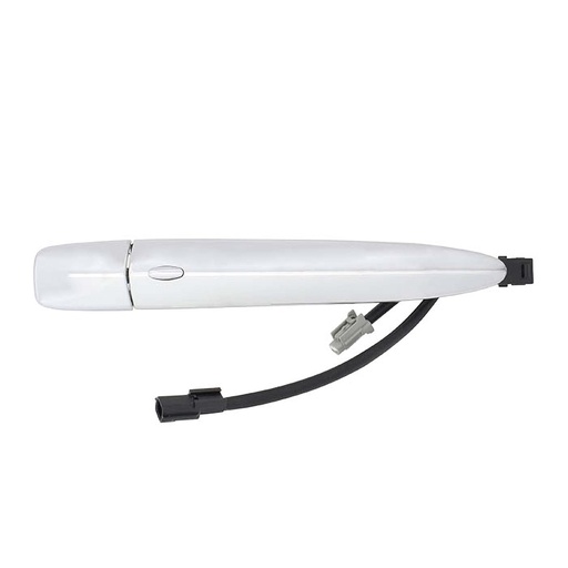 [184-102286] MANIJA EXTERIOR NS SENTRA 13-19/MAXIMA 09-15/MURANO 09-14/LEAF 11-15  SIN HOYO PARA LLAVE CON SENSOR CROMADA PLASTICO HUSHAN Derecho Delantera  