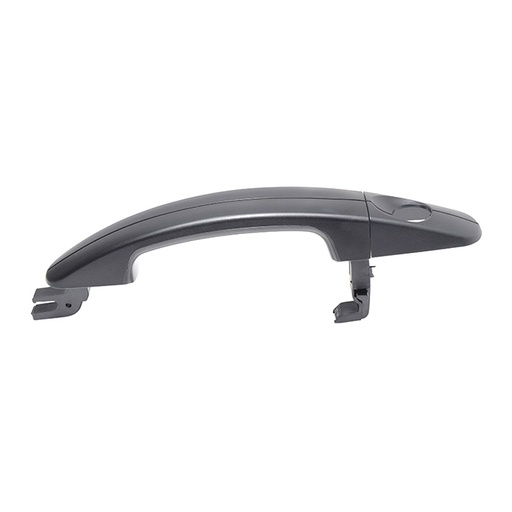 [184-104143] MANIJA EXTERIOR FD FOCUS 07-18/ESCAPE 13-19/TRANSITT CUSTOM 14-19  CON HOYO PARA LLAVE SIN SENSOR CORRUGADA NEGRA PLASTICO HUSHAN Izquierdo Delantera  