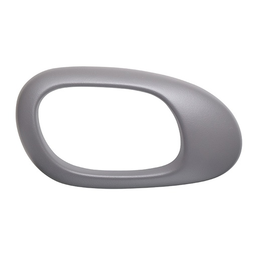 [184-104448] MANIJA INTERIOR PG 206 01-09  SOLO BISEL GRIS PLASTICO HUSHAN Derecho Delantera/Trasera  