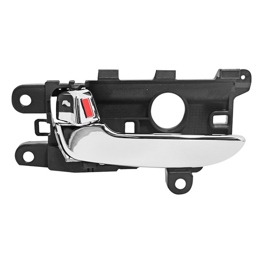 [184-104459] MANIJA INTERIOR KI FORTE 14-18  CROMADA PLASTICO HUSHAN Izquierdo Delantera/Trasera  