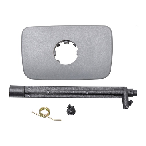 [184-105007] MANIJA INTERIOR VW POINTER 00-05  CON HOYO PARA GUANTERA GRIS PLASTICO    