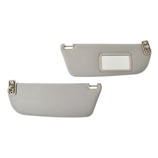 [184-105049] VISERA CV CORSA 00-08/TORNADO 04-11  JUEGO VISERAS 2 PIEZAS CON ESPEJO GRIS TELA    