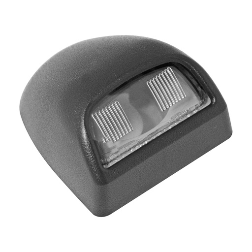 [184-106270] CUBIERTA LUZ DE PLACA CV CHEYENNE/SILVERADO 99-13/AVALANCHE 02-13/SUBURBAN/TAHOE 00-14  GM SIERRA 99-13/YUKON 00-14  1 PIEZA NEGRA HUSHAN    