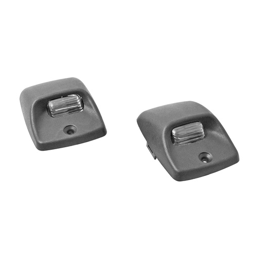 [184-106984] CUBIERTA LUZ DE PLACA TY TACOMA 05-15/TUNDRA 00-13  JUEGO NEGRA HUSHAN Derecho/Izquierdo Trasera  