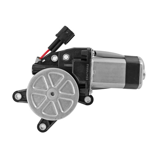 [184-107494] MOTOR DE ELEVADOR ELECTRICO NS TIIDA 07-17/SENTRA 01-06/X-TRAIL 00-07/VERSA AMERICANO 07-11  2 PINS ENCHUFE REDONDO CUADRADO 12VCC 34 CM HUSHAN 4 Derecho Delantera  