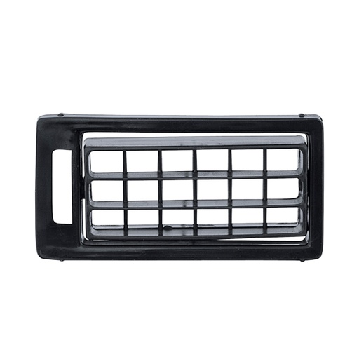 [184-3332] REJILLA NS D21 86-92/PATHFINDER 87-95  LATERAL TAB AIRE AMERICANO NEGRA PLASTICO Derecho/Izquierdo   