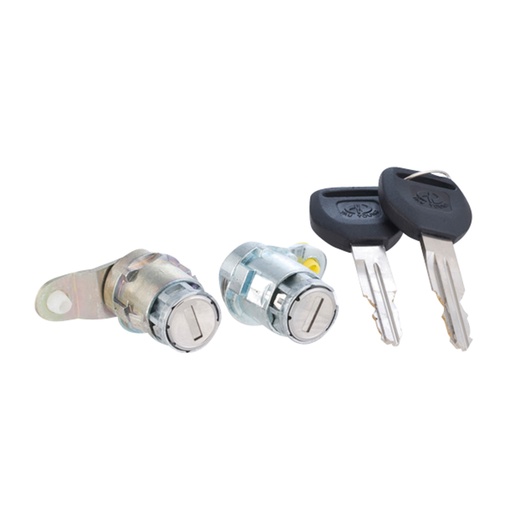 [184-70006] CILINDRO PARA PUERTA HD CIVIC 96-00/CR-V 97-01  JUEGO METAL CROMO TIPO ORIGINAL    