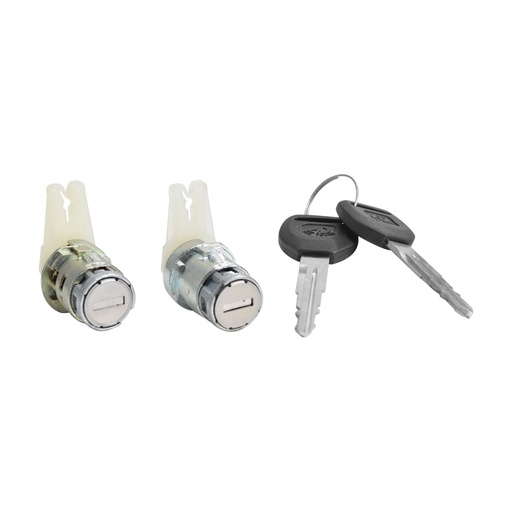 [184-70009] CILINDRO PARA PUERTA HD CIVIC 92-95  JUEGO METAL CROMADO TIPO ORIGINAL    