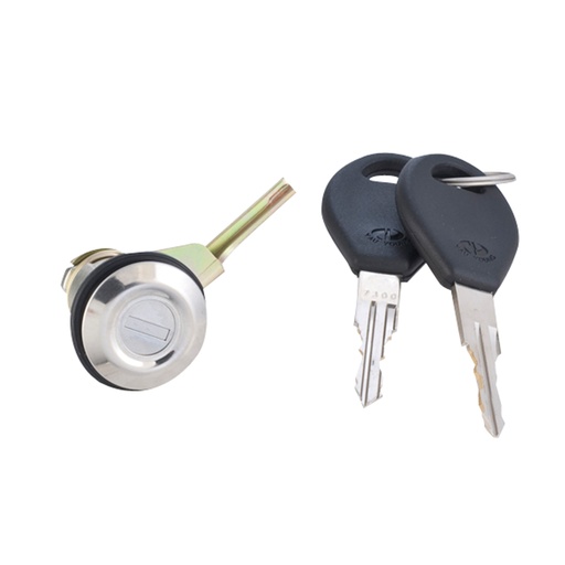 [184-70044] CILINDRO PARA CAJUELA NS TSURU II 88-91  METAL CROMO TIPO ORIGINAL    