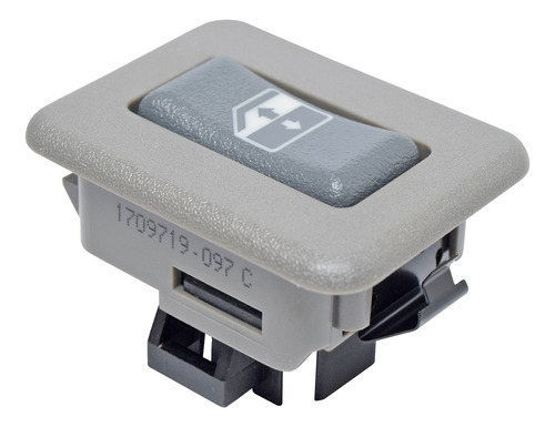 [70176] CONTROL ELECTRICO CV CHEYENNE/SILVERADO 95-98/SUBURBAN/TAHOE  GM YUKON 95-99  CD ESCALADE EXT/ESV 95-00  CON BISEL DE ELEVADOR 8 PINS 1 TECLA GRIS 12VCC TIPO ORIGINAL    