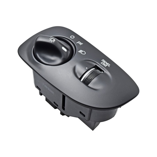 [184-70307] INTERRUPTOR LUZ DE FARO FD F-150/F-250 97-08/LOBO 97-03/EXPEDITION 97-02  12 PINS OVALADO CON REGULADOR NEGRO 12VCC CUB    