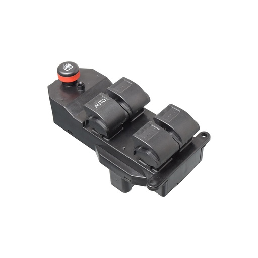 [184-70610] CONTROL ELECTRICO HD CIVIC 01-05/CR-V 02-06  DE ELEVADOR 20 PINS 5 TECLAS NEGRO 12VCC MANIJAUTO    