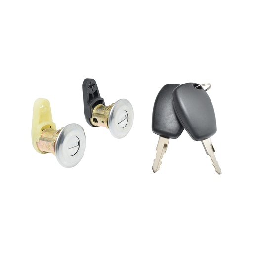 [184-70641] CILINDRO PARA PUERTA NS APRIO 08-10  CON LLAVE JUEGO METAL CROMADO MANIJAUTO    