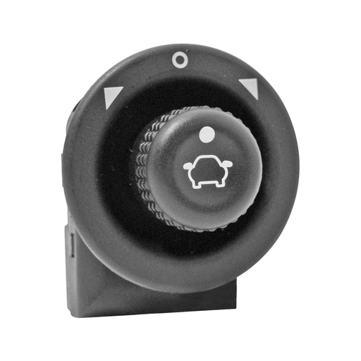 [184-70681] CONTROL ELECTRICO FD FIESTA 03-10/ECOSPORT 03-17/COURIER 01-10/FOCUS 00-04/TRANSITT 07-13  DE ESPEJO 7 PIN REDONDO NEGRO 12VCC MANIJAUTO    