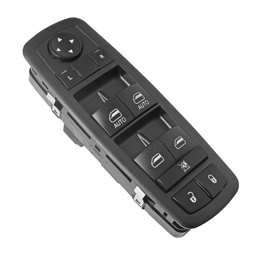 [184-70776] CONTROL ELECTRICO DG RAM 09-12/NITRO 07-12  JP LIBERTY 08-13  DE ELEVADOR 12 PINS 7 TECLAS NEGRO CON CONTROL PARA ESPEJO 12VCC MANIJAUTO    