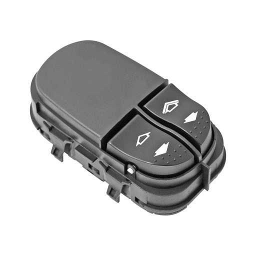 [184-70930] CONTROL ELECTRICO FD FOCUS ZX3 98-04  DE ELEVADOR 6 PINS 2 TECLAS NEGRO 12VCC MANIJAUTO    
