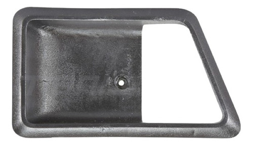 [184-92036] MANIJA INTERIOR FD BRONCO II/RANGER 89-92 SOLO BISEL CORRUGADA NEGRO PLASTICO HUSHAN Derecho Delantera