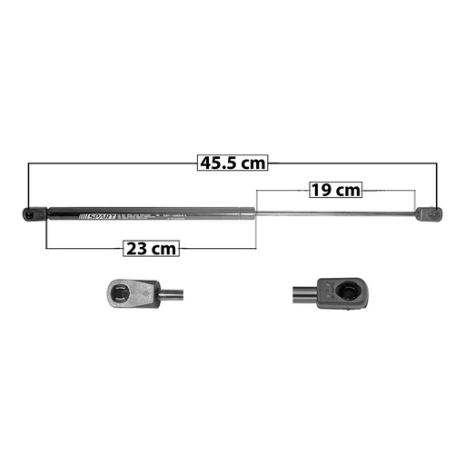 [004-0644-00] AMORTIGUADOR VIDRIO TRASERO CV SUBURBAN/TAHOE  GM YUKON  CD ESCALADE 00-06  45.5 23 19 ENTRADA TIPO 18 ENTRADA 2 TIPO 9 220 49.45 22.43 160 35.97 16.32 SPART 8041 Derecho/Izquierdo   