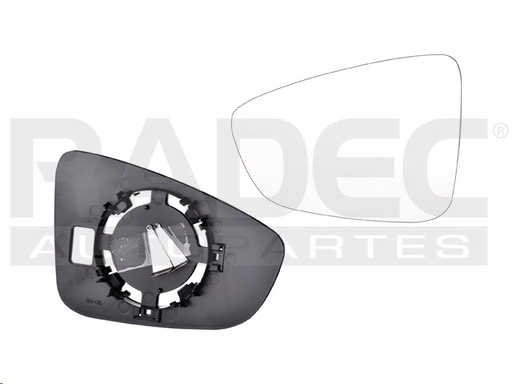 [001-0604-07] LUNA ESPEJO CV AVEO 18-23 LINEA NUEVA S/DESEMPANANTE LS/LT/LTZ L4 4 CILINDROS 1.5L 4 PUERTAS IZQ
